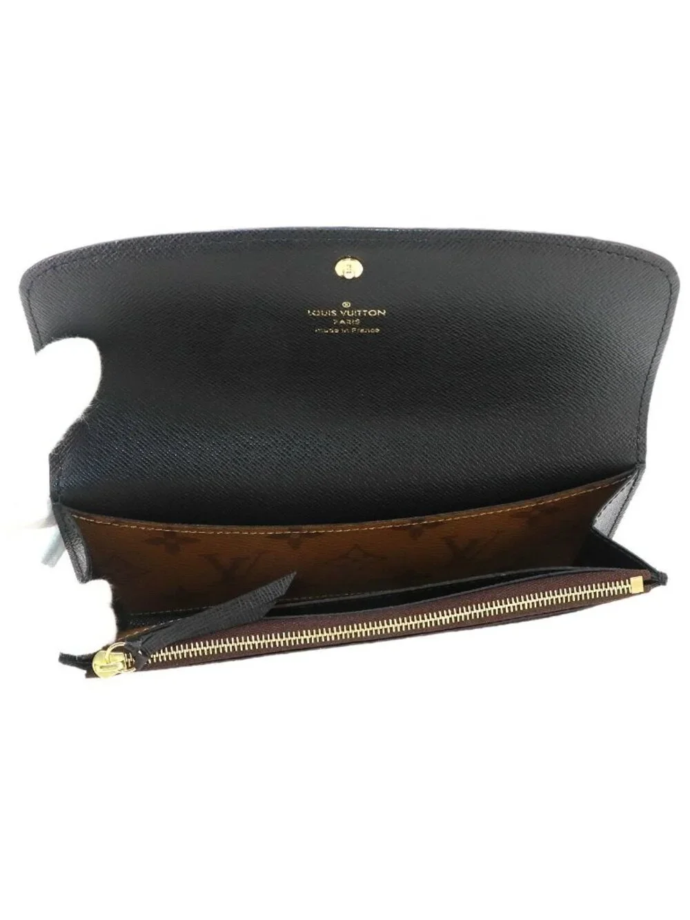 Louis Vuitton Monogram Reverse Portefeuille Emily Wallet Bifold